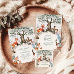 Carte D'accompagnement Woodland Forest Animals Livres pour bébé