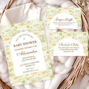 Invitation Animaux Tropicaux de Livre d'Images  Baby Shower
