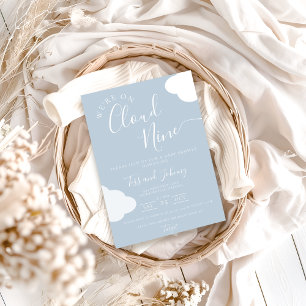 Serviette En Papier Nous sommes sur Cloud Nine Baby shower Napkin
