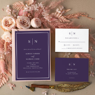 Invitation Minimal et chic   Élégant Brunch Post-Mariage