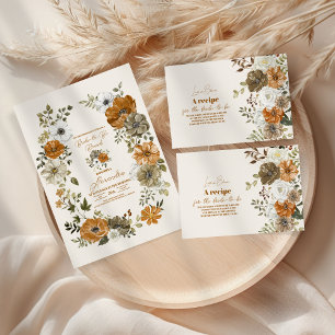 Assiettes En Carton Elégante Fête des mariées florale Boho