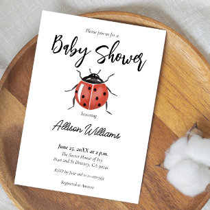 Carte D'accompagnement Léybug Baby shower Déchets Raffle