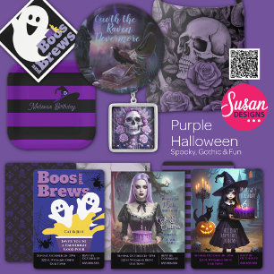 Serviette En Papier BOOS et BREWS, Halloween du concepteur, Ghost on B