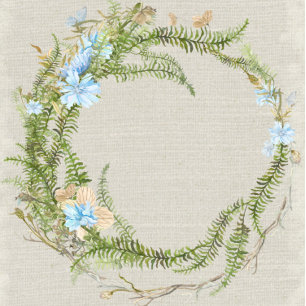 Invitation Mariage de fougère d'été Rustique  Invita