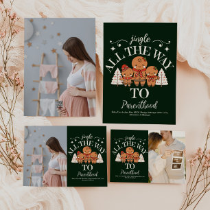 Décoration En Céramique Faire-part de grossesse de bébé de Noël