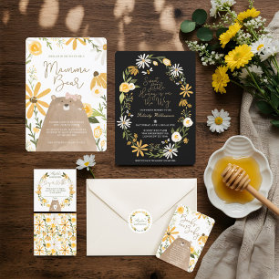 Invitation Petit Miel Sucré Sur Le Chemin Baby shower Amusant