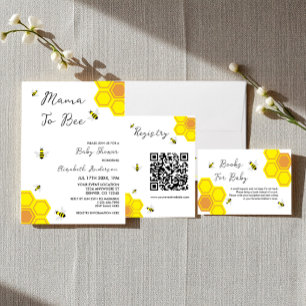 Invitation Baby shower d'abeilles