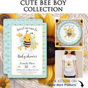 T-shirt Pour Les Tous Petits Jolie abeille Nom du garçon Frère à abeille