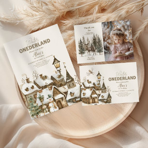 Serviette En Papier Boho Winter Onederland Anniversaire