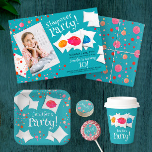 Invitation Couleur Chats Dormir Stwood Slepov Party Photo