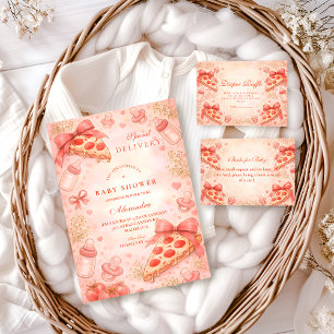 Serviette En Papier Baby Shower Nuit de Pizza