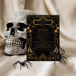 Invitation Fête de Halloween Carnaval Vintage