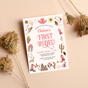 Gobelets En Papier Western Premier Rodeo Wild West Cowboy rose Annive