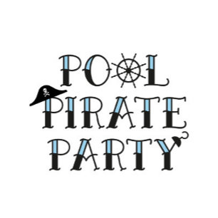 Pirate de la piscine Invitation d'anniversaire