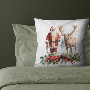 Mug Le Père Noël rétro monte les chevaux et les baies 