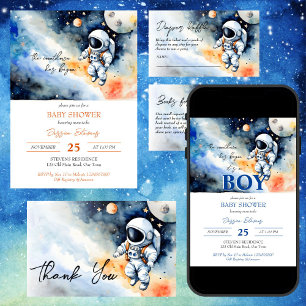 Serviette En Papier Baby shower astronaute spatial modèle