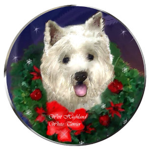 Cartes Pour Fêtes Annuelles West Highland White Terrier Cadeaux de Noël