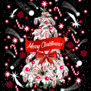 Cartes Pour Fêtes Annuelles Nuit étoilée