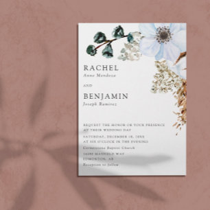 Papier Budget Pampas Grass Elegant Boho Mariage Floral