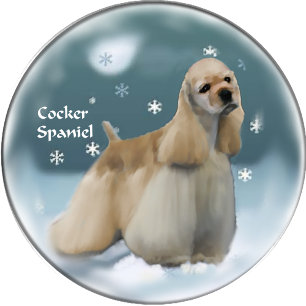 Cartes Pour Fêtes Annuelles Cadeaux de Noël de cocker