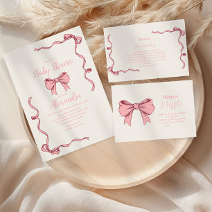 Gobelets En Papier Baby shower de boule rose