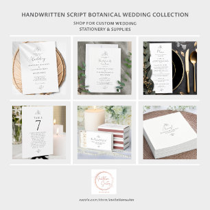 Carte D'accompagnement Partager Mariage Photos Numériser QR Code Feuilles