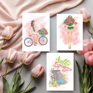 Pink Spring Invitation de fête d'anniversaire