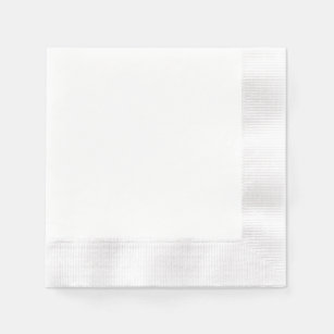 Serviettes en papier, Cocktail avec bordure striée