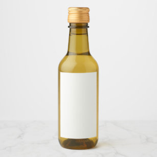 Gepersonaliseerde Mini wijnfles etiketten (7,6 x 5,1 cm)