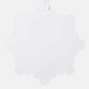 Style de l'ornement en papier : Flocon de neige, Papier : Mat, Enveloppes : Blanc