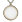 Collier Rond, Plaqué or
