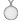 Collier Rond, Argent Sterling
