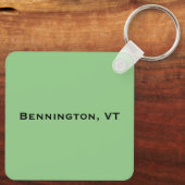 SVC, Bennington, VT Estate - Mount Anthony Sleutelhanger (Achterkant)