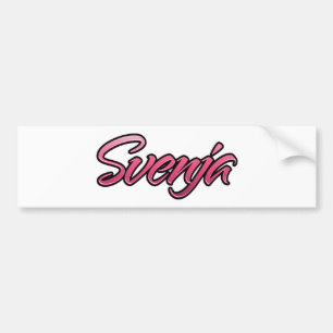 Svenja Sticker rose pâle