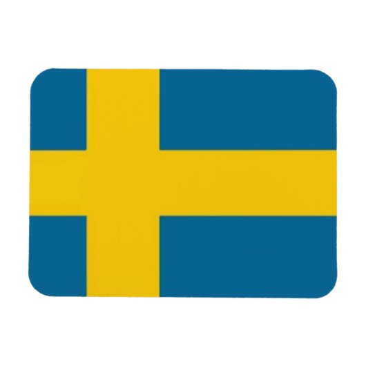 Svenska flaggan magneet (Horizontaal)