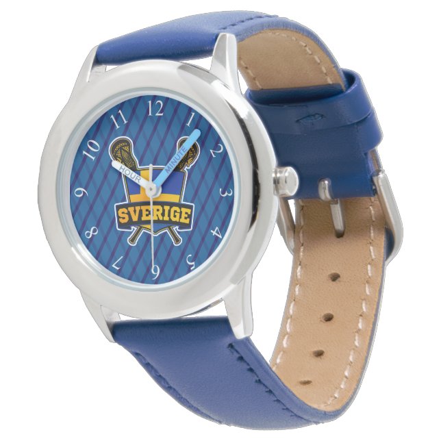 Svenska Zweden Lacrosse Horloge (Gekanteld)