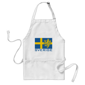 Sverige Flag Standaard Schort