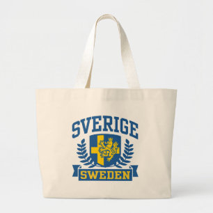 Sverige Grote Tote Bag