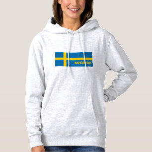 Sverige in Zweedse vlag Hoodie