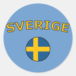 Sverige Ronde Sticker