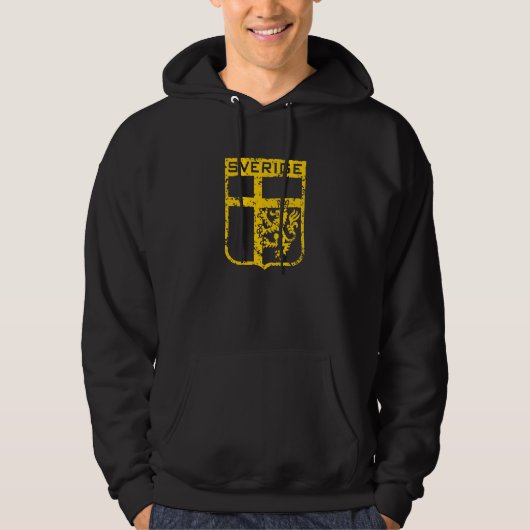 Sverige Zweden Hoodie (Voorkant)