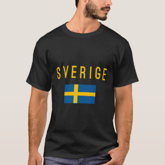 Sverige Zweedse vlag Stockholm T-shirt