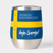 Sveriges Nationaldag Zweedse Nationale Dag Vlag (Achterkant)
