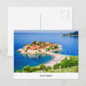 Sveti Stefan Briefkaart (Voorkant / Achterkant)