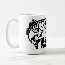 SVG Aangepaste Bass Master vissen Koffiemok