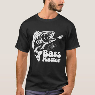 SVG Aangepaste Bass Master vissen T-shirt