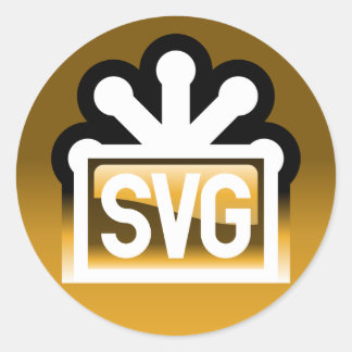 SVG Volledig Ronde Sticker