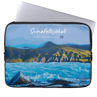 Svínafellsjökull, IJsland - Gletsjerzicht Laptop Sleeve