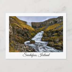 Svodufoss, IJsland souvenir briefkaart