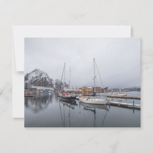 Svolvaer Lofoten Eilanden Kaart (Voorkant)